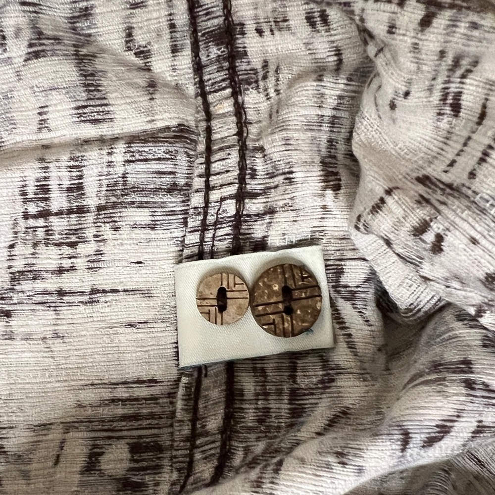 Caribbean Men's Silk Blend Short-Sleeve Camp Hawaian Shirt, XL - Picture 8 of 9